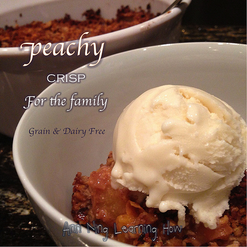 Peachy Crisp |GF, DF | Ann Ning Learning How